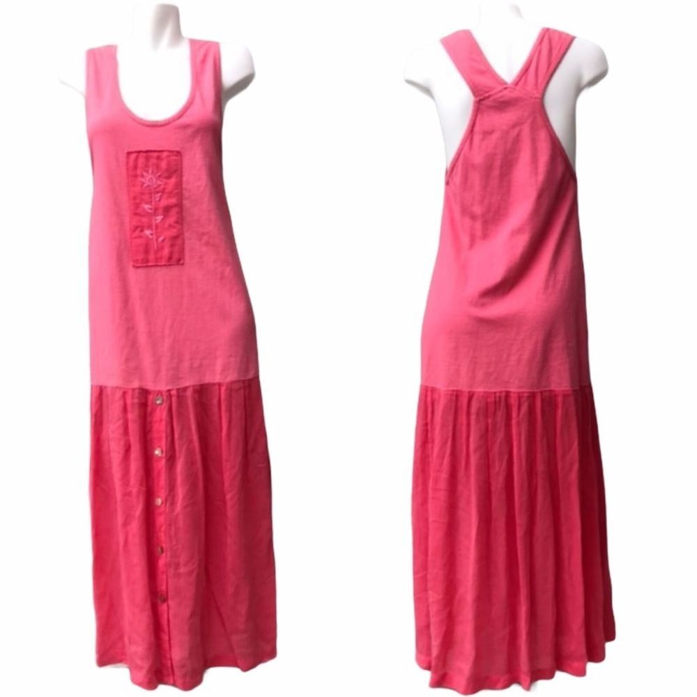 Johnny Was Vintage Dress Embroidered Size Small